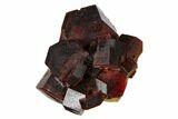 Deep Red Vanadinite Crystal Cluster - Huge Crystals! #157001-1